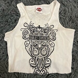 White Crop Mini Shirt